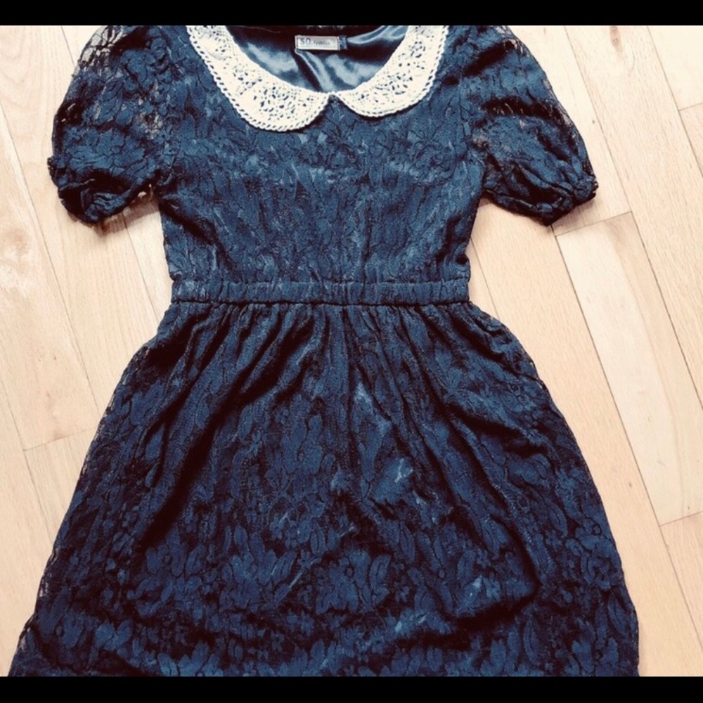 Adorable Black Lolita Dress